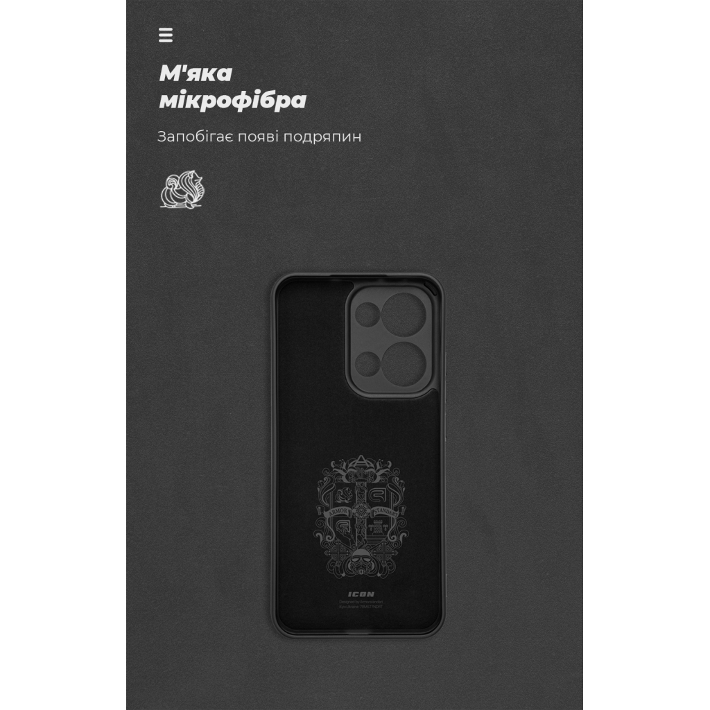 Чохол до мобільного телефона Armorstandart ICON OPPO Reno13 5G Camera cover Black (ARM81889) - зображення 4
