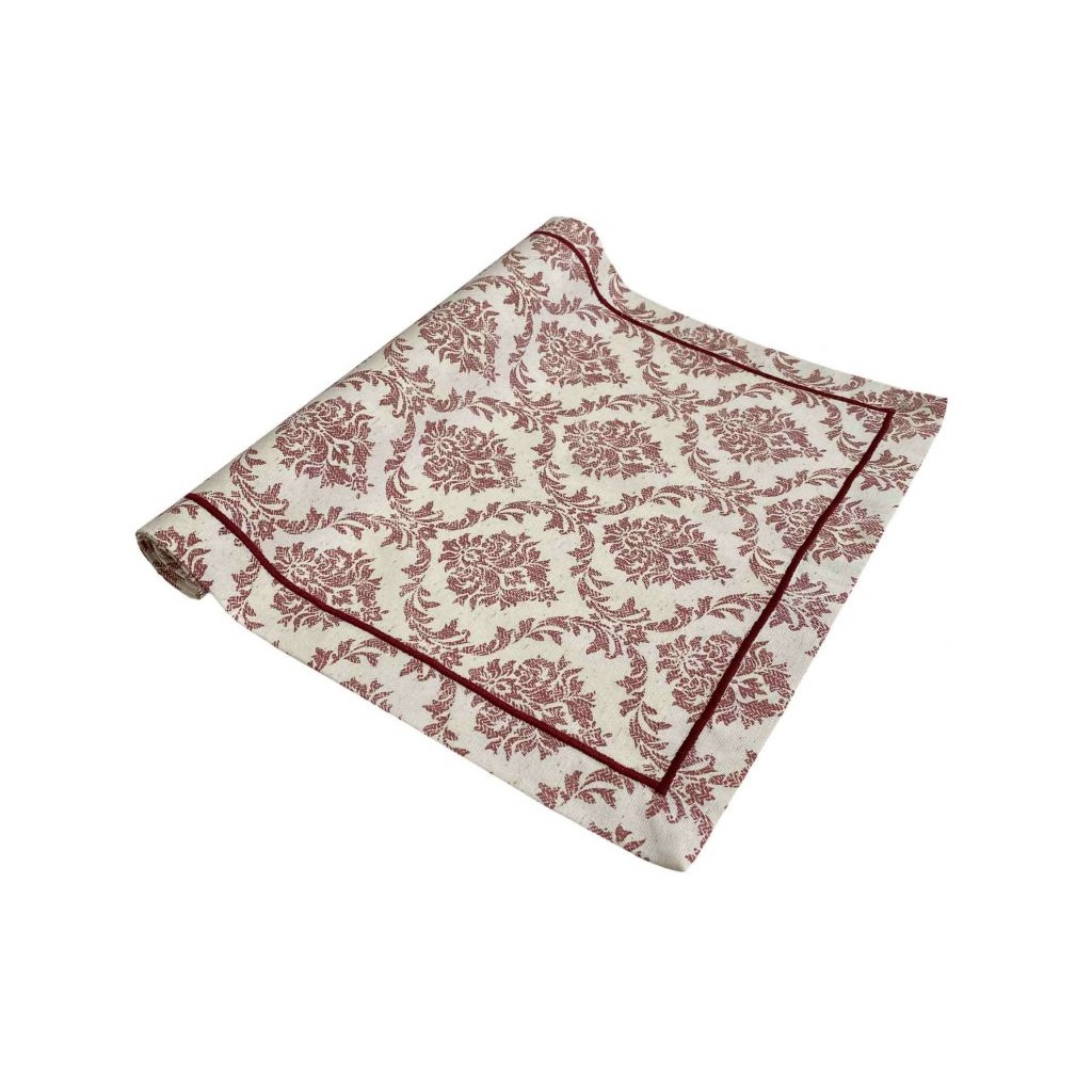 Доріжка на стіл Прованс Avantime Версаль Бордо 40х140 см (17307) - зображення 1