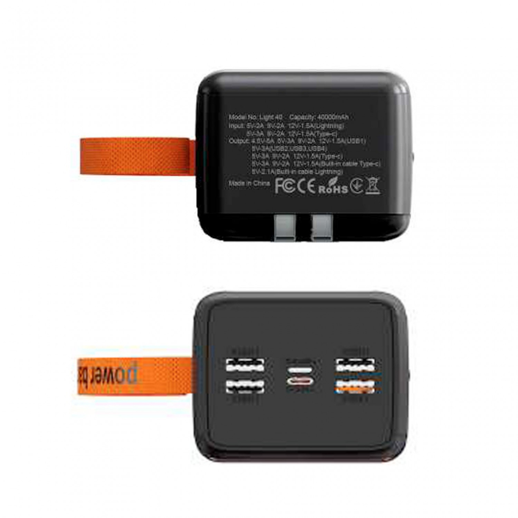 Батарея універсальна Aspiring Light 40 40000mAh PD/22.5W (PPLH.L04) - зображення 5