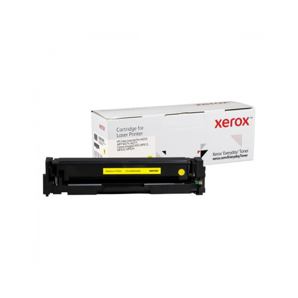 Картридж Xerox HP CF402A (201A), Canon 045 yellow (006R03690) - зображення 1