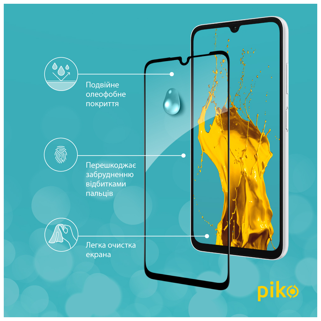 Скло захисне Piko Full Glue Samsung A05S Black (1283126581922) - зображення 4