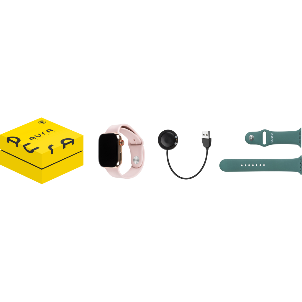 Смарт-годинник AURA X3 Pro 47mm Pink (SWAX347P) - зображення 5