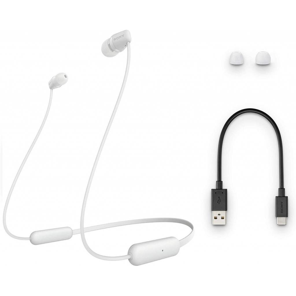 Навушники Sony WI-C200 White (WIC200W.CE7) - зображення 5