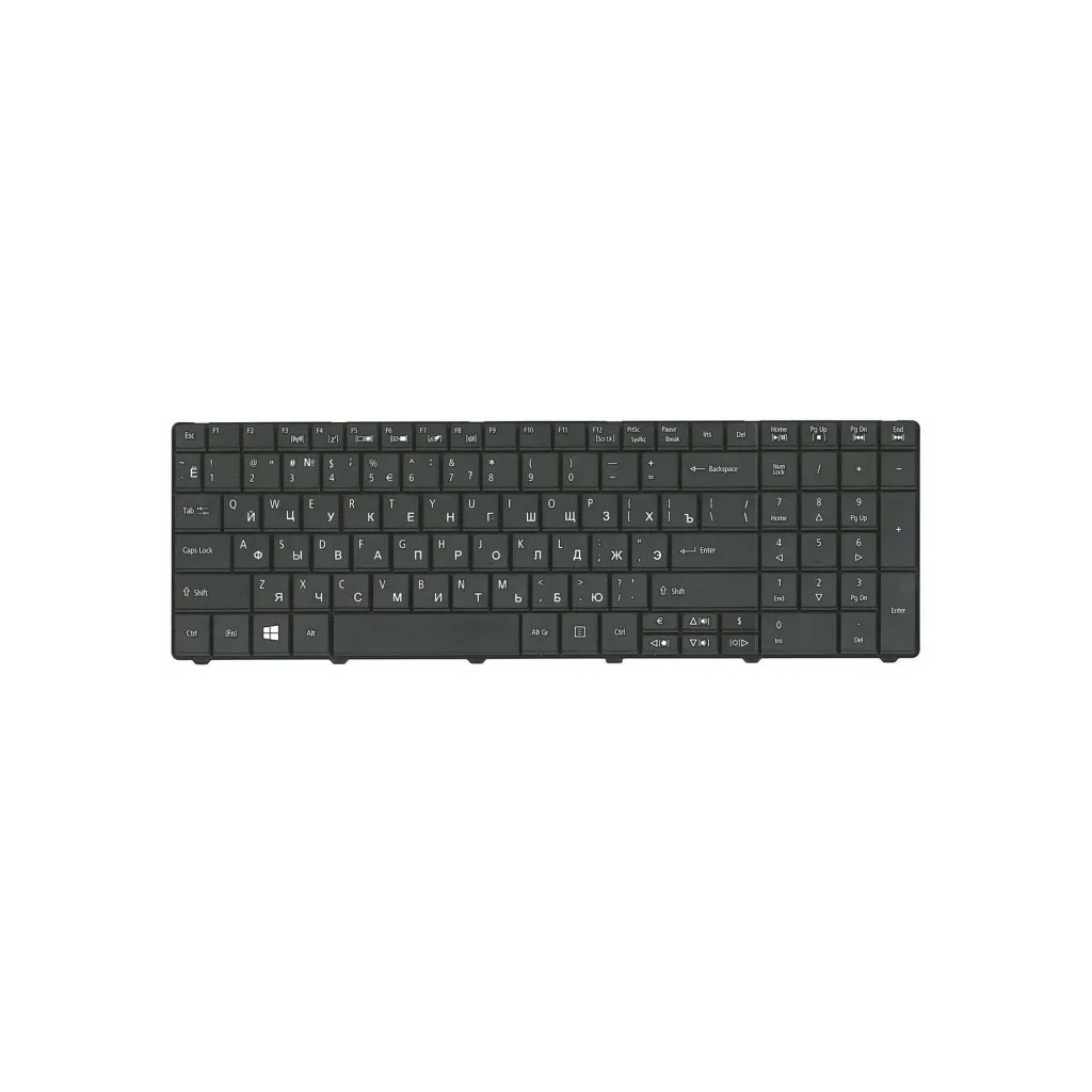 Клавіатура ноутбука Acer Aspire (E1-521/E1-531/E1-571) Series черная RU (A43029) - зображення 1