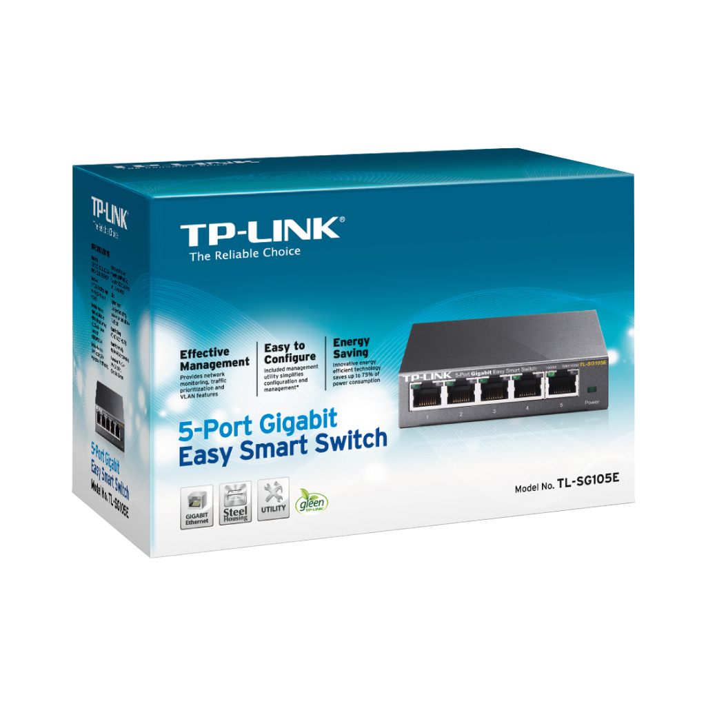 Комутатор мережевий TP-Link TL-SG105E - зображення 4