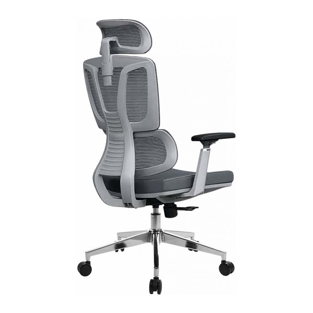 Офісне крісло GT Racer B-121A Gray - зображення 4