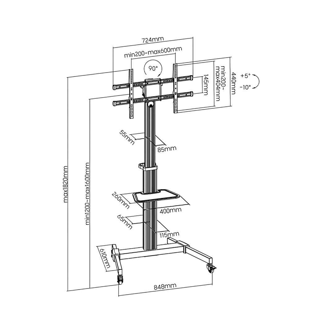 Стійка презентаційна OfficePro TVS455 - зображення 10