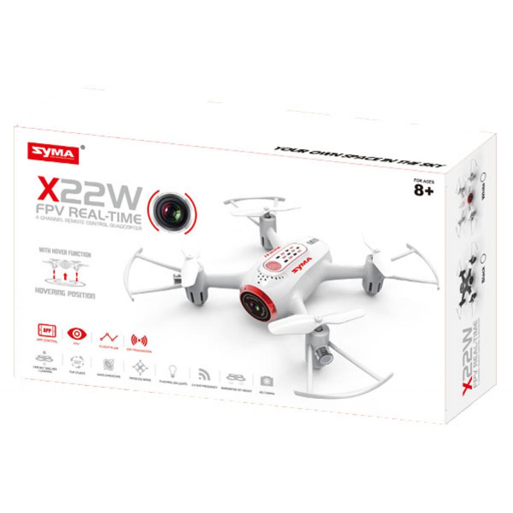 Радіокерована іграшка Syma Квадрокоптер 2,4 Ггц з FPV-камерою 14,2 cм (X22W) - зображення 4