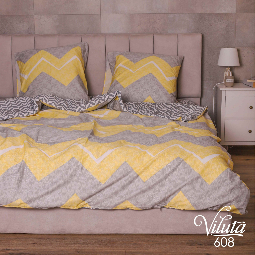 Постільна білизна Viluta 608 Сатин Twill двоспальна (608_dv) - зображення 1