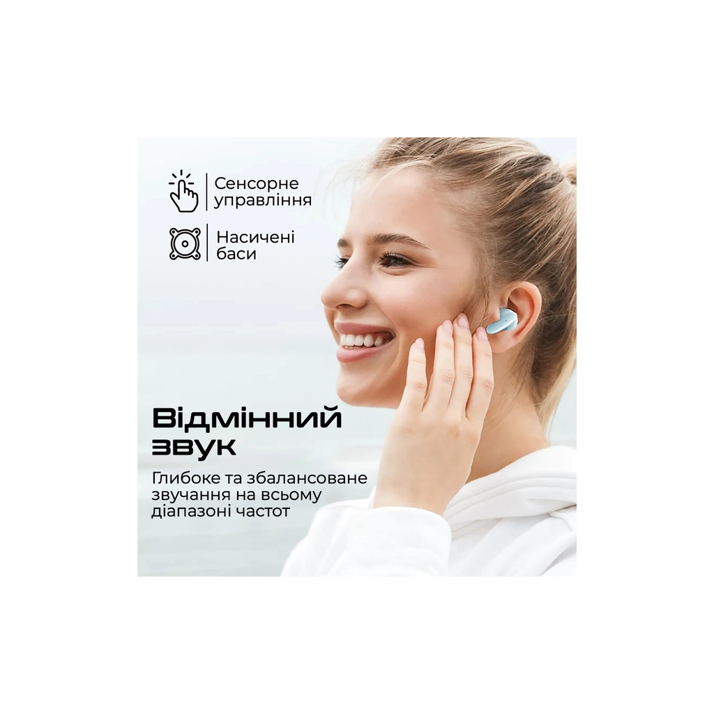 Навушники Promate Lush Blue (lush.blue) - зображення 4