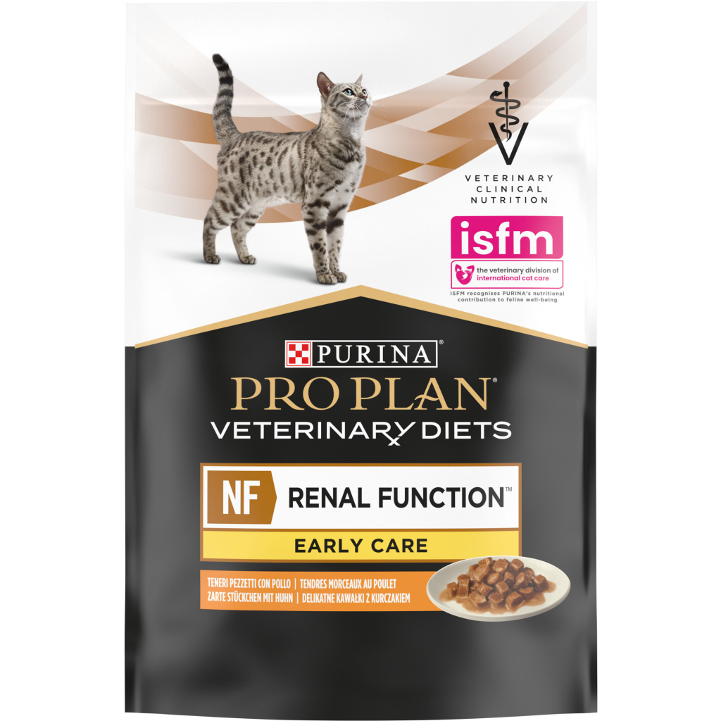 Вологий корм для кішок Purina Pro Plan Veterinary Diets NF Renal Function Early Care З куркою 10 x 85 г (7613287873934) - зображення 2
