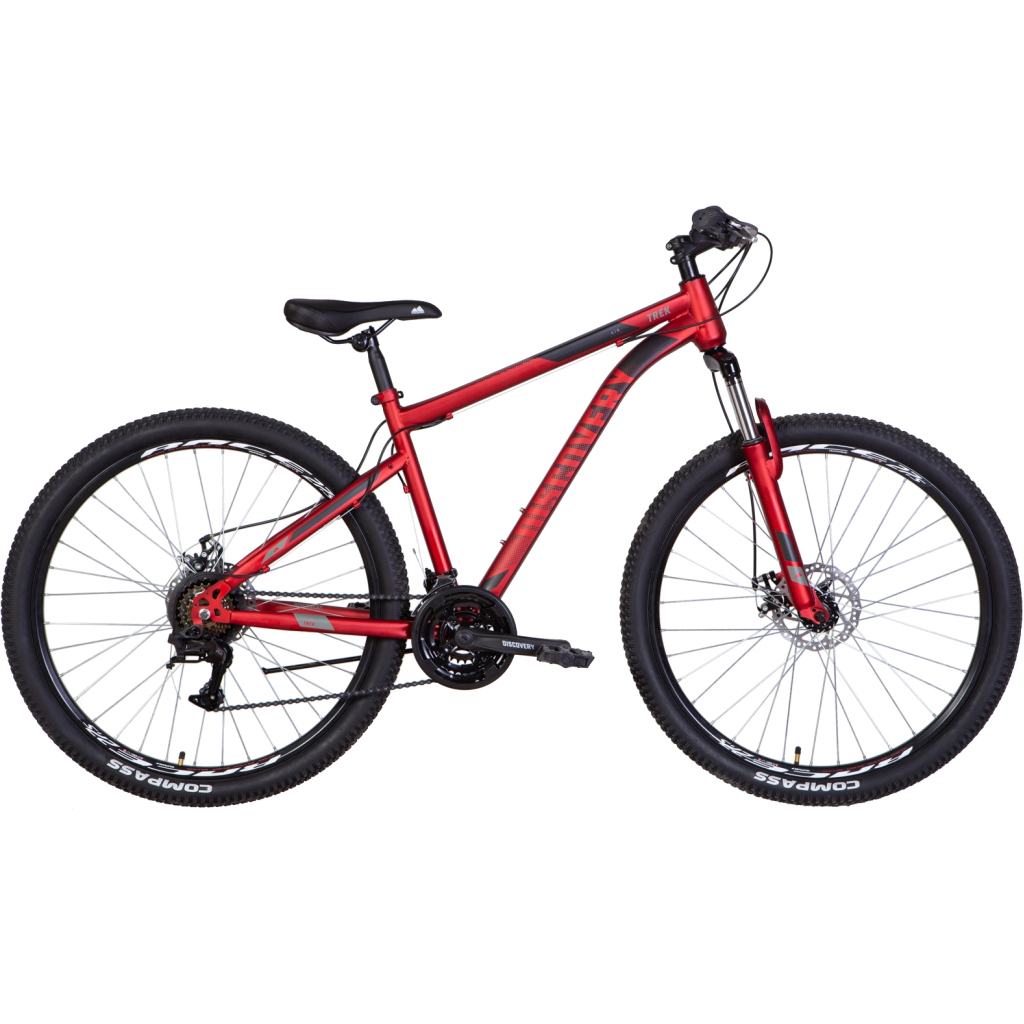 Велосипед Discovery 27.5" Trek AM DD рама-19,5" 2022 Red (OPS-DIS-27.5-040) - зображення 1