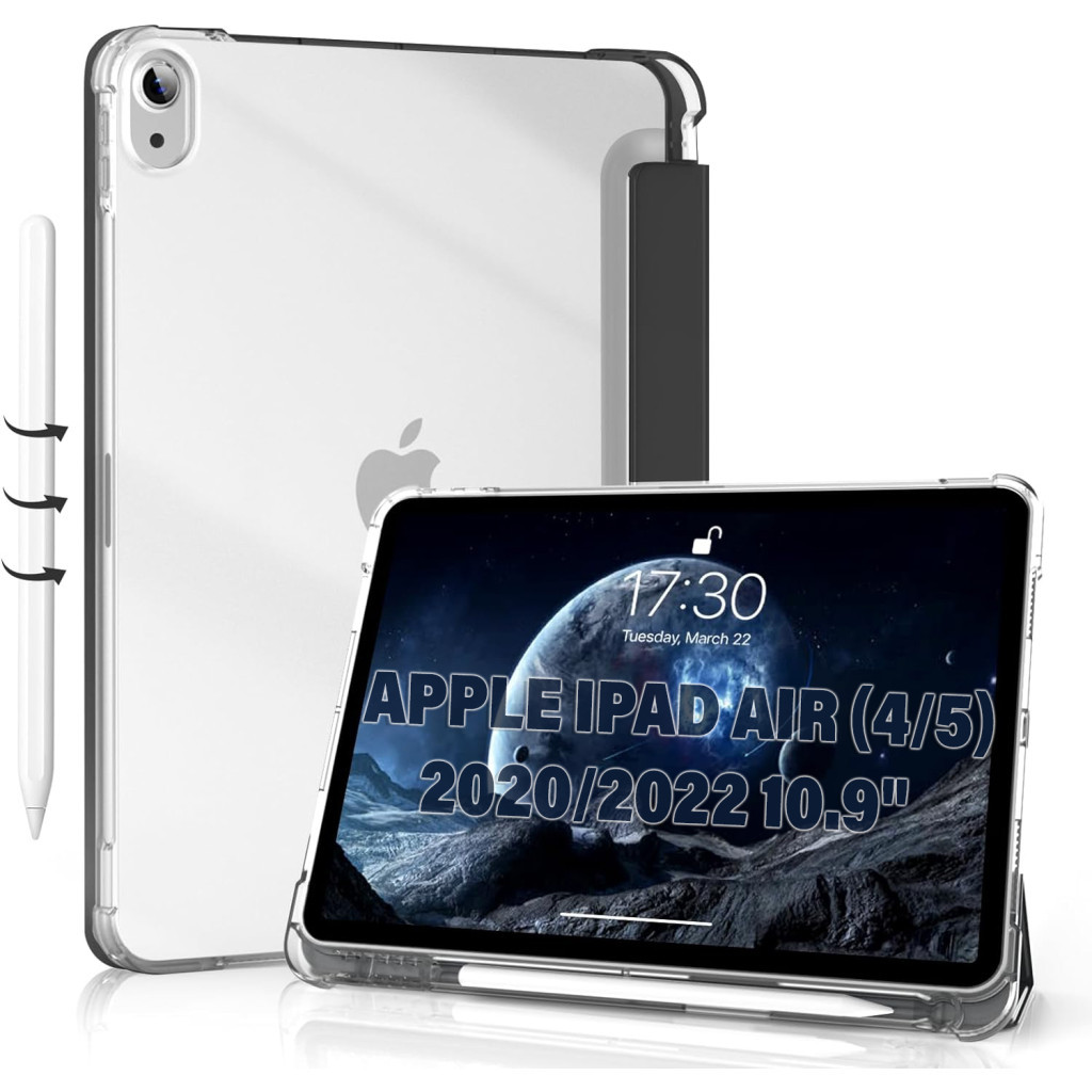 Чохол до планшета BeCover Soft Edge Apple iPad Air (4/5) 2020/2022 10.9" Black (711118) - зображення 2