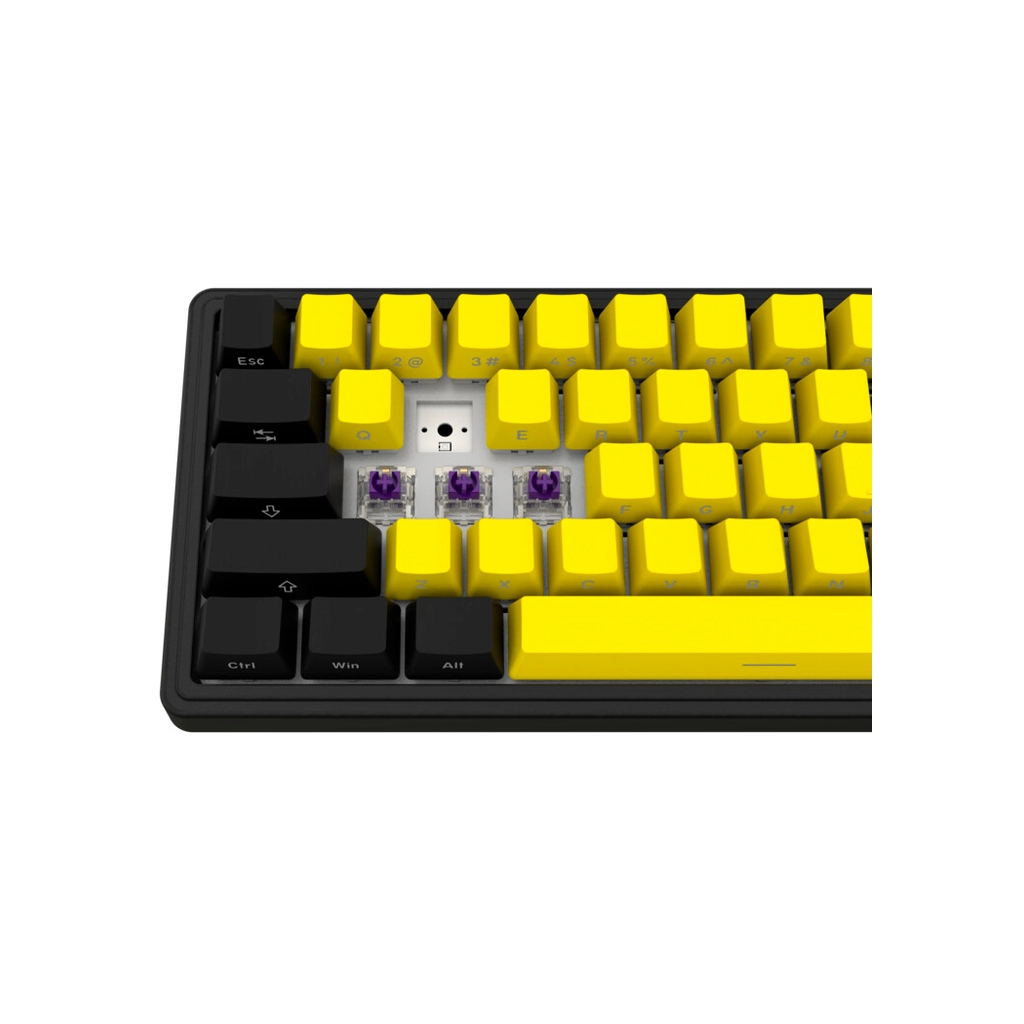 Клавіатура Lorgar KBP70MW Pro RGB Wireless/Bluetooth/USB UA Black/yellow (LRG-KBP70MW-YL-US) - зображення 9