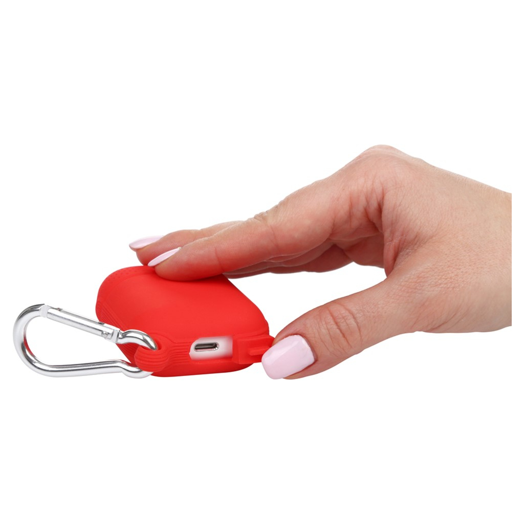 Чохол для навушників Huxing Series i-Smile для Apple AirPods IPH1458 Red (703331) - зображення 3