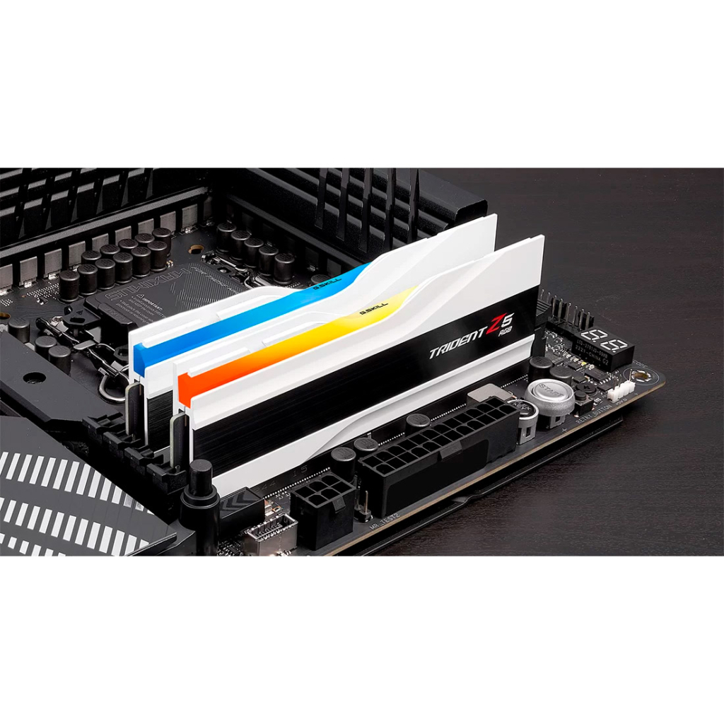 Модуль пам'яті для комп'ютера DDR5 32GB (2x16GB) 7200 MHz Trident Z5 RGB Matte White G.Skill (F5-7200J3445G16GX2-TZ5RW) - зображення 5