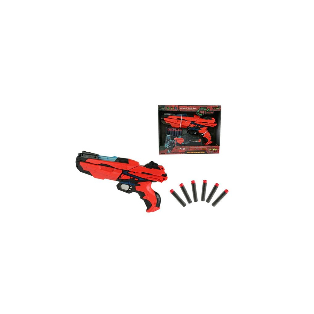 Іграшкова зброя Qunxing Бластер 6-зарядний зі світлом (FJ833) - изображение 2