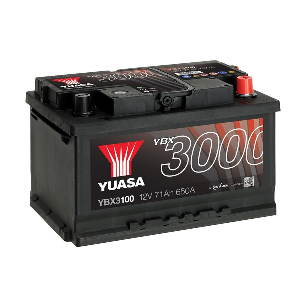 Акумулятор автомобільний Yuasa 12V 71Ah SMF Battery (YBX3100) - зображення 1