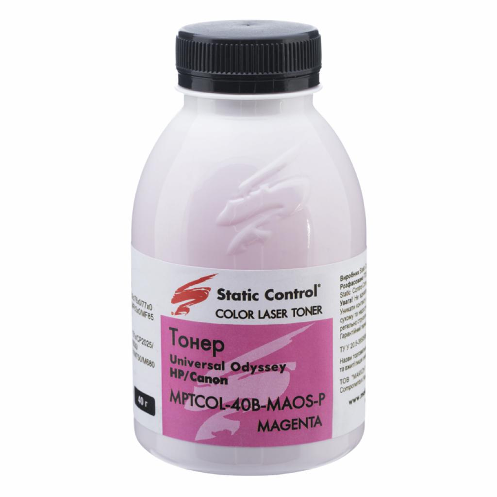 Тонер HP CLJ Enterprise Universal 40г Magenta Static Control (MPTCOL-40B-MAOS-P) - зображення 1