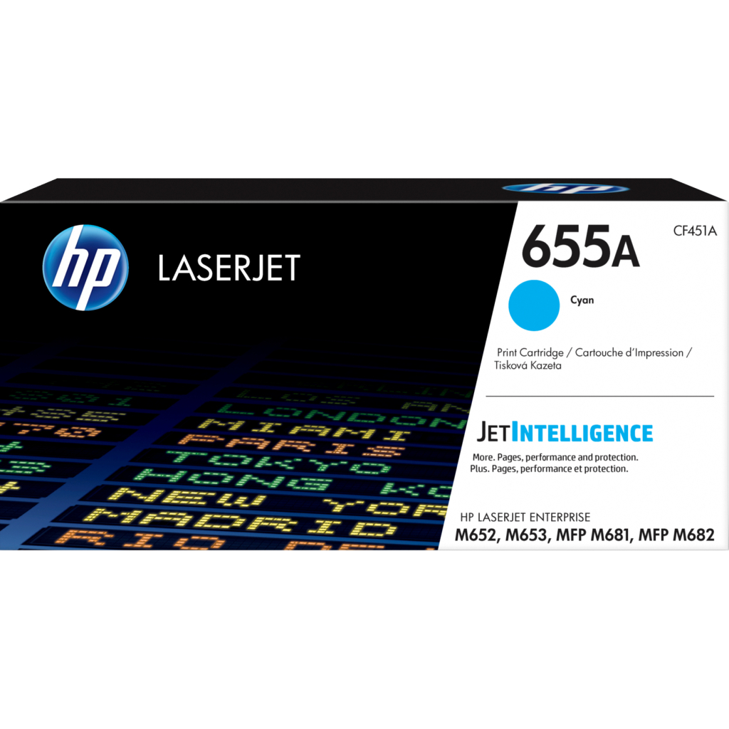 Картридж HP CLJ  655A Cyan 10.5K (CF451A) - зображення 1