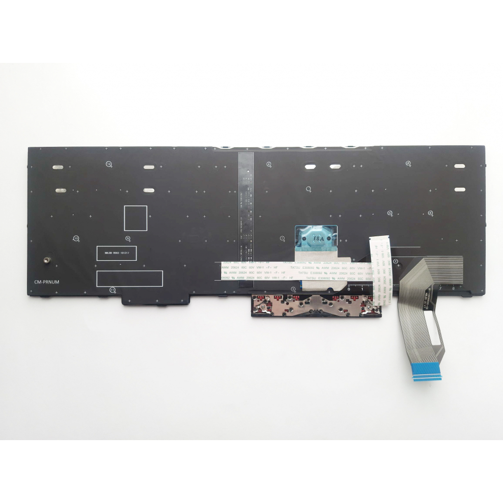 Клавіатура ноутбука Lenovo ThinkPad E580/L580/T590 черна з ТП підсв UA (A46213) - зображення 2