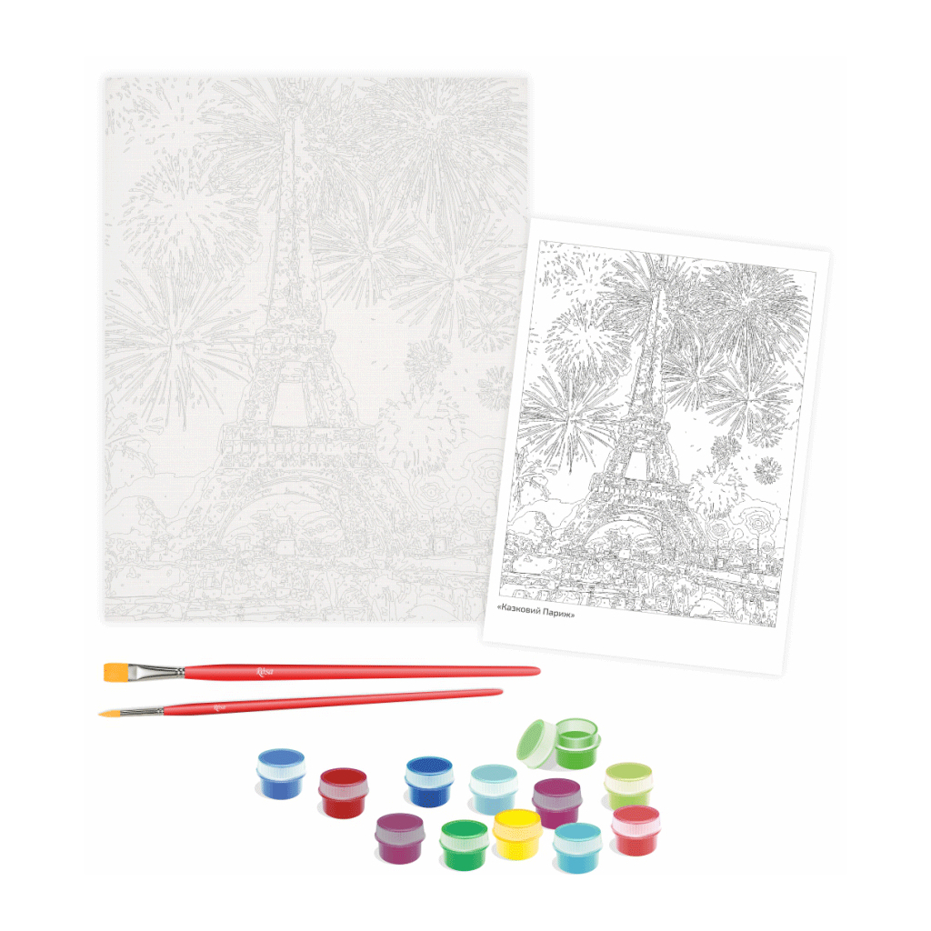 Картина по номерам Rosa Казковий Париж, 35 х 45 см (4823098529699) - зображення 2