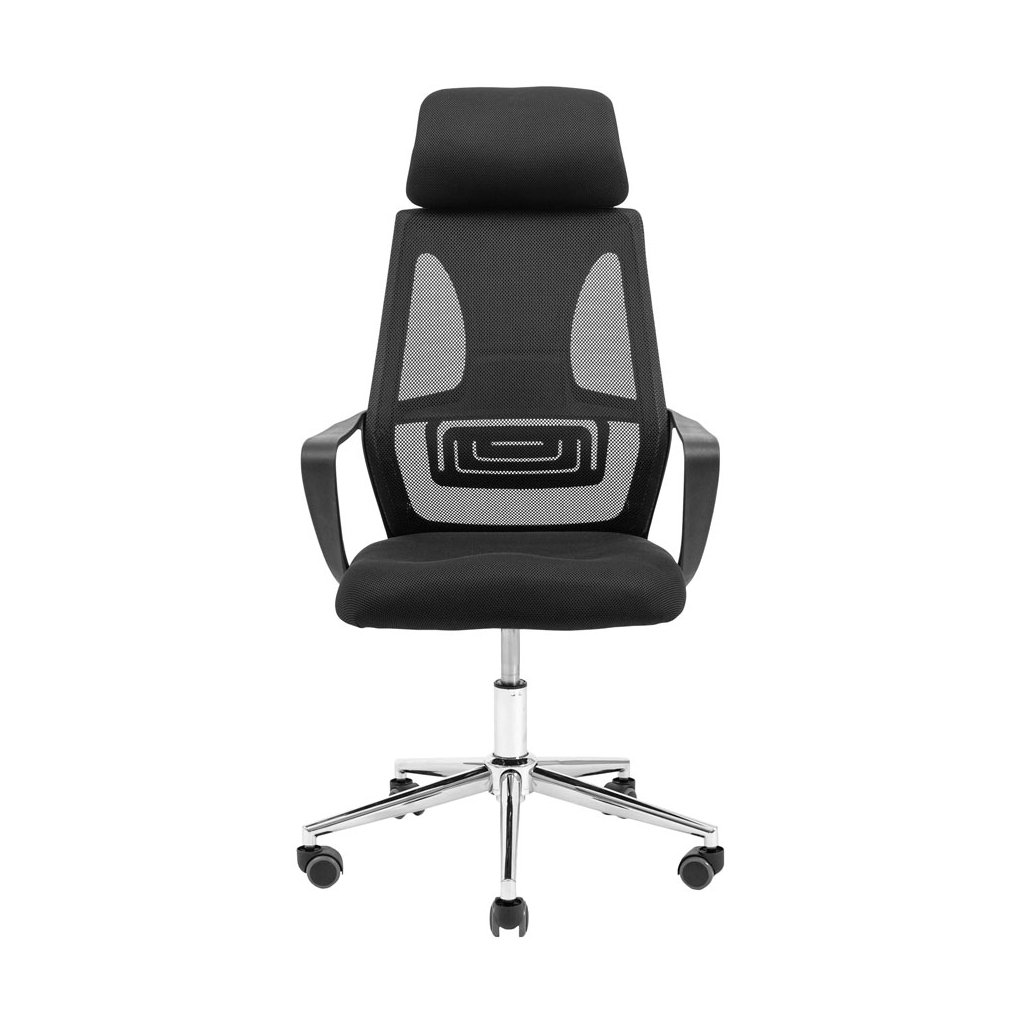Офісне крісло Richman Профі Хром Піастра Сітка чорна (Rich0001053) - зображення 2