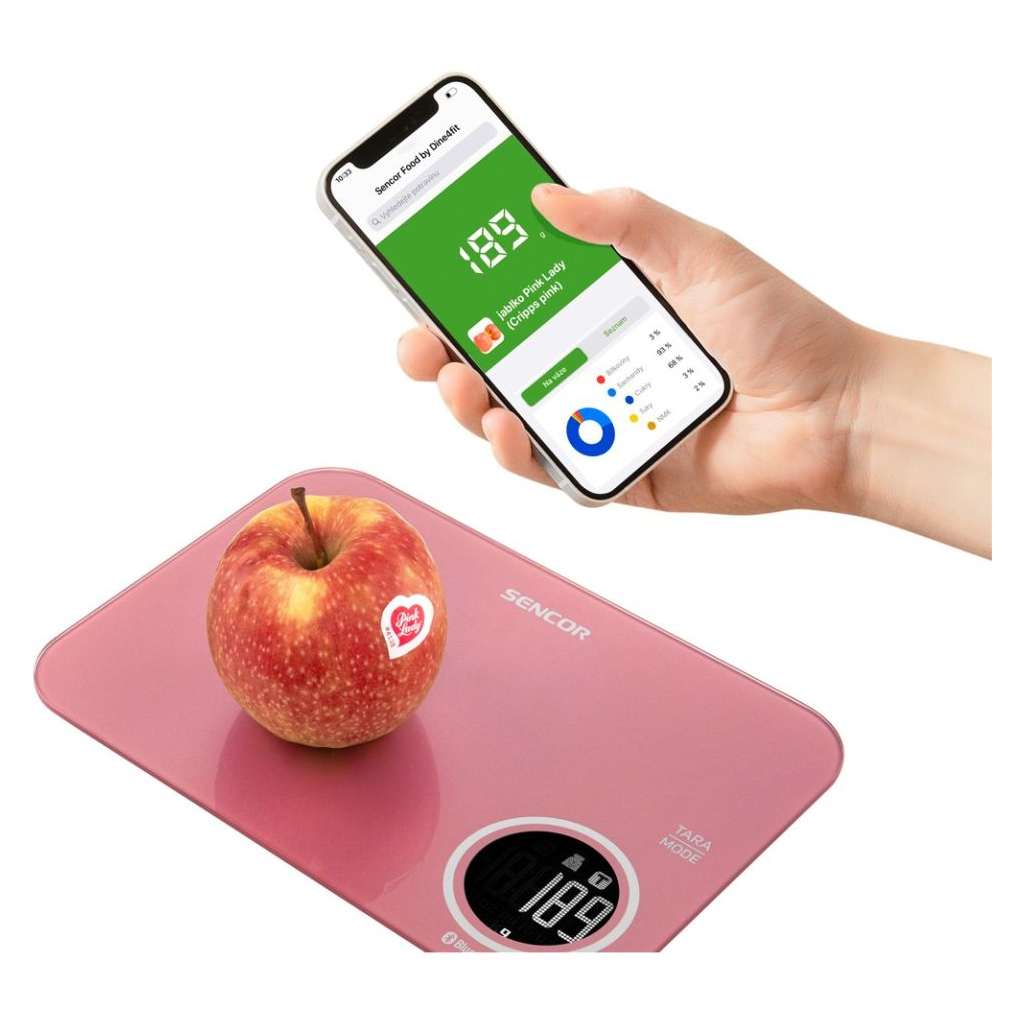 Ваги кухонні Sencor SKS7074RD - изображение 4