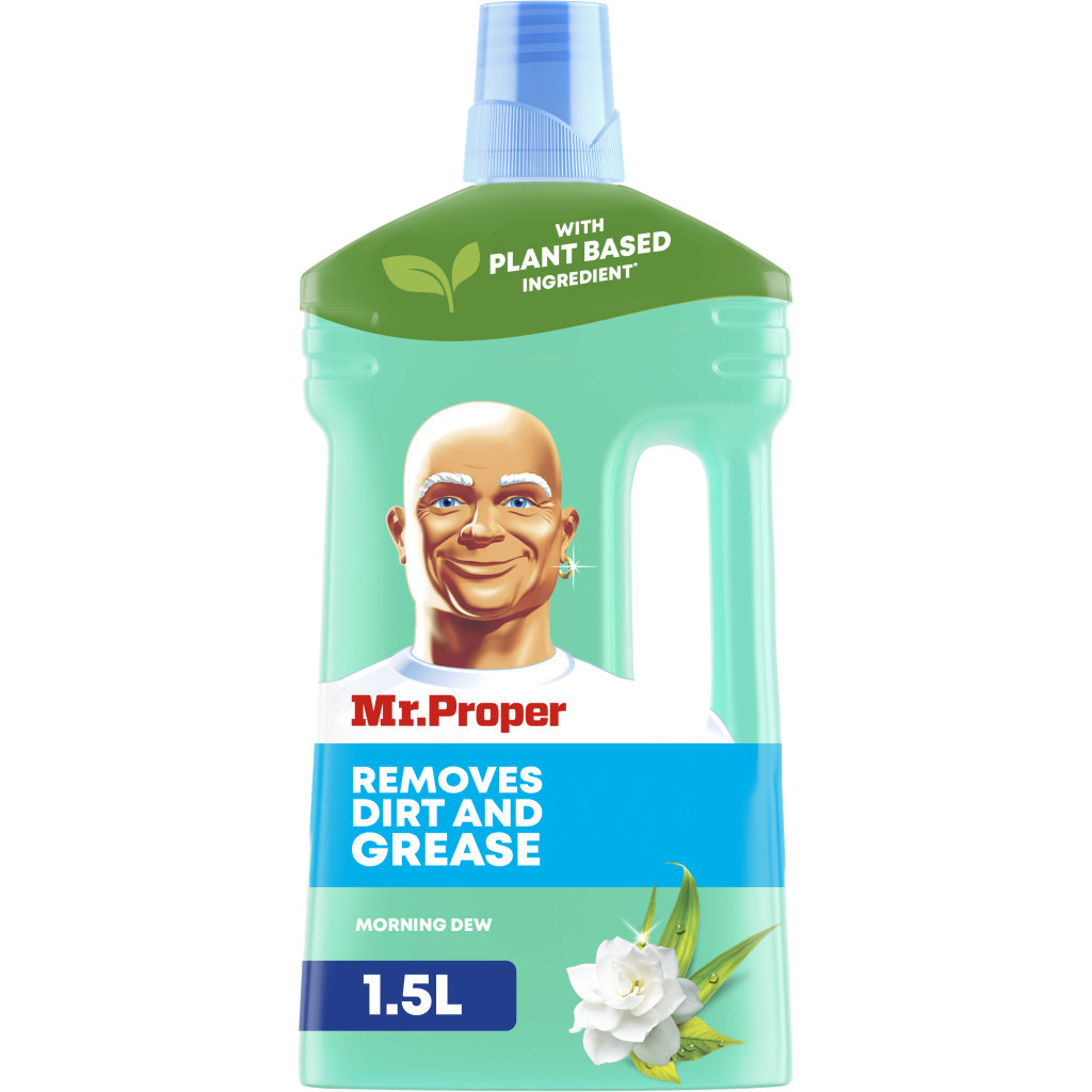 Засіб для миття підлоги Mr. Proper Ранкова роса 1.5 л (8006540208472) - зображення 1