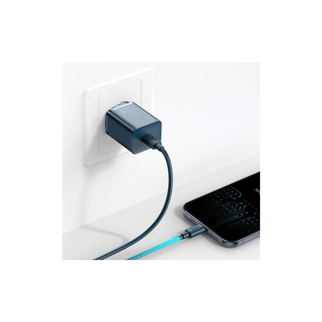 Зарядний пристрій Baseus Super Si 1C Blue (TZCCSUP-B03) - зображення 8