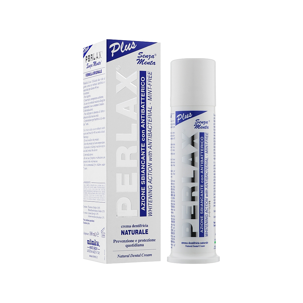 Зубна паста Perlax Mint-Free з відбілюючим ефектом 100 мл (8004120904431) - зображення 2