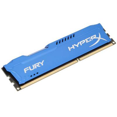 Модуль пам'яті для комп'ютера DDR3 8Gb 1866 MHz HyperX Fury Blu Kingston Fury (ex.HyperX) (HX318C10F/8) - зображення 2