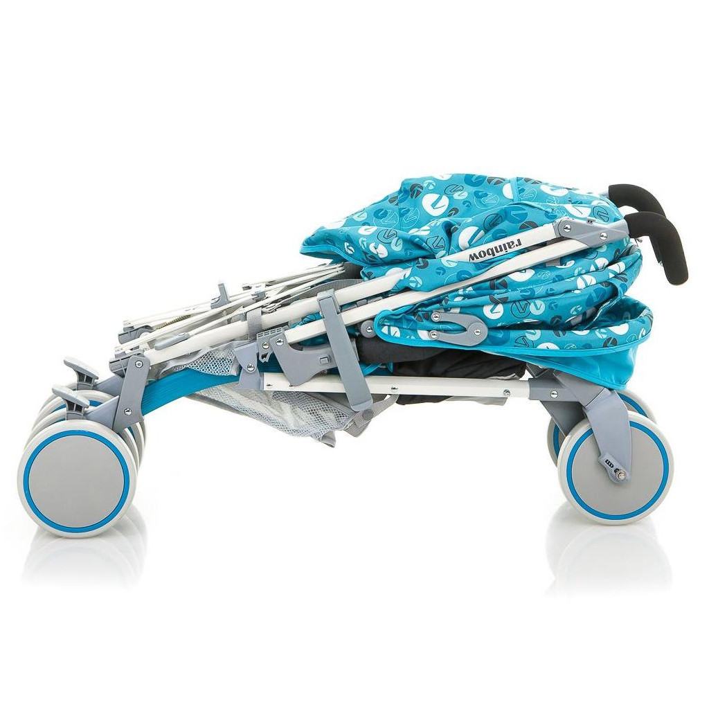 Коляска BabyHit Rainbow D200 Blue Grey (30 354) - зображення 7