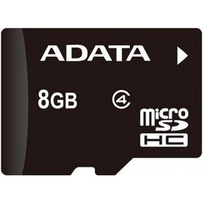 Карта пам'яті ADATA 8GB microSDHC Class 4 (AUSDH8GCL4-RM3BKBL) - зображення 2