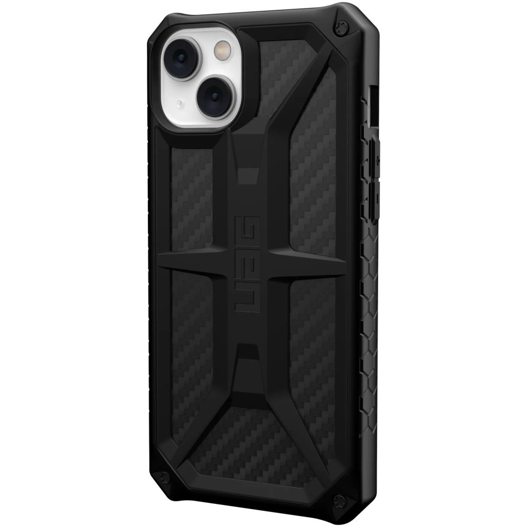 Чохол до мобільного телефона UAG Apple iPhone 14 Plus Monarch, Carbon Fiber (114033114242) - зображення 3