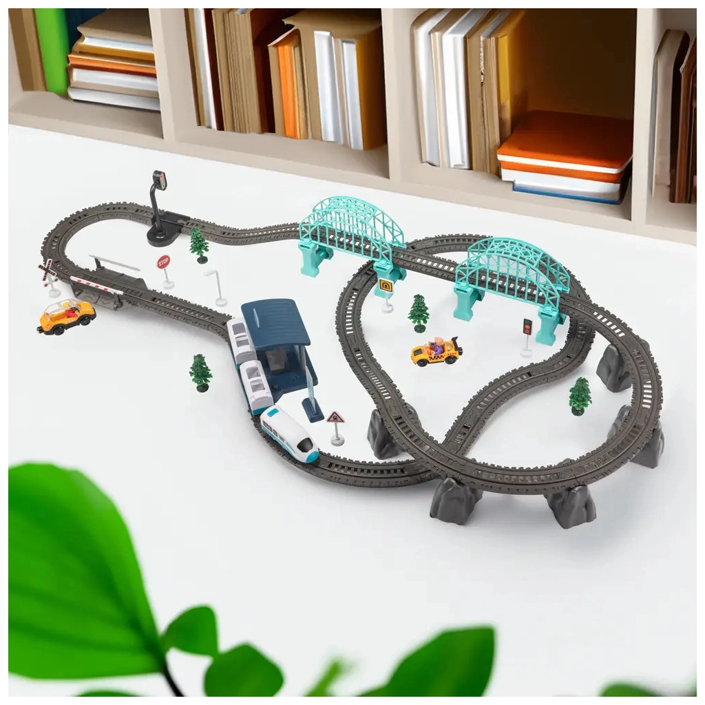 Залізниця Otamanko Мандрівний Експрес електрична залізниця 118 деталей (AU7883-6) - зображення 8