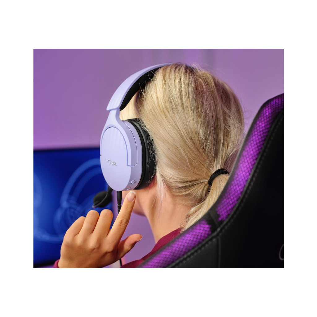 Навушники Trust GXT 489 Fayzo 3.5мм Purple (25301) - зображення 11
