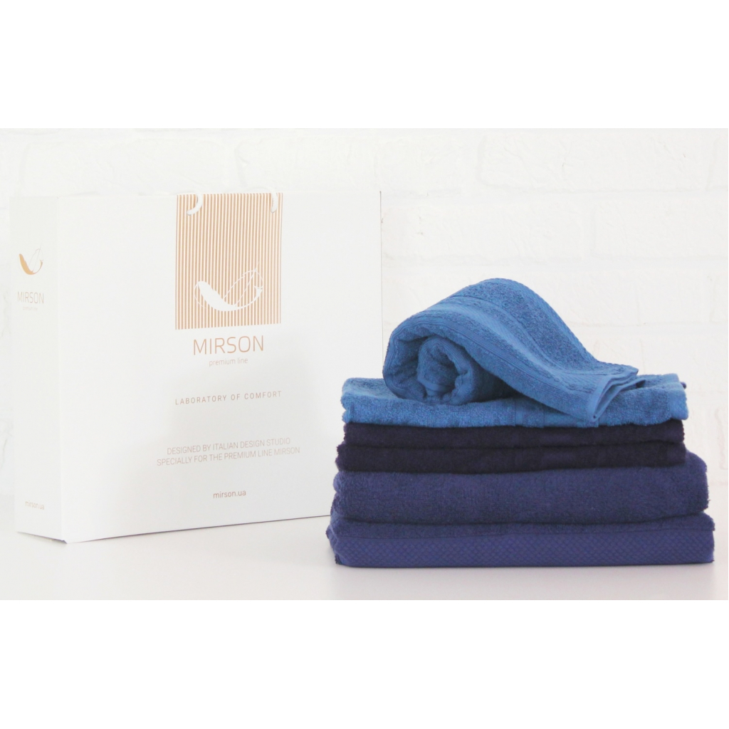 Рушник MirSon набір банних 5098 Elite SoftNes Graceful 50х90 6 шт (2200003525250) - зображення 1