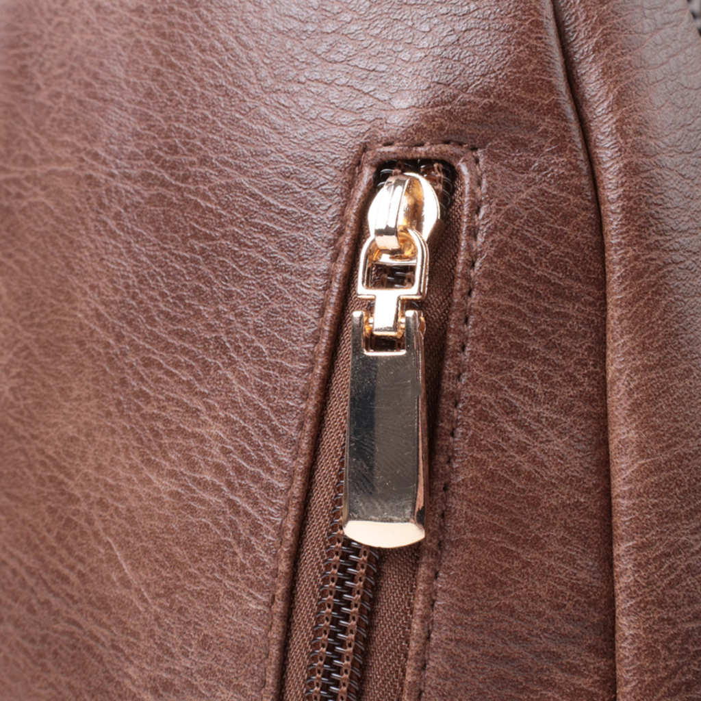 Сумка Vintage З однією лямкою через плече з екошкіри Коричнева (22760) - зображення 5