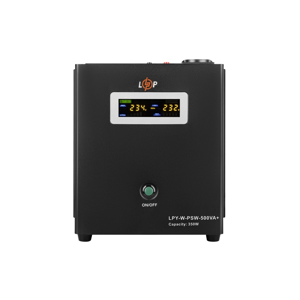 Пристрій безперебійного живлення LogicPower LPY- W - PSW-500VA+, 5А/10А (4142) - зображення 6