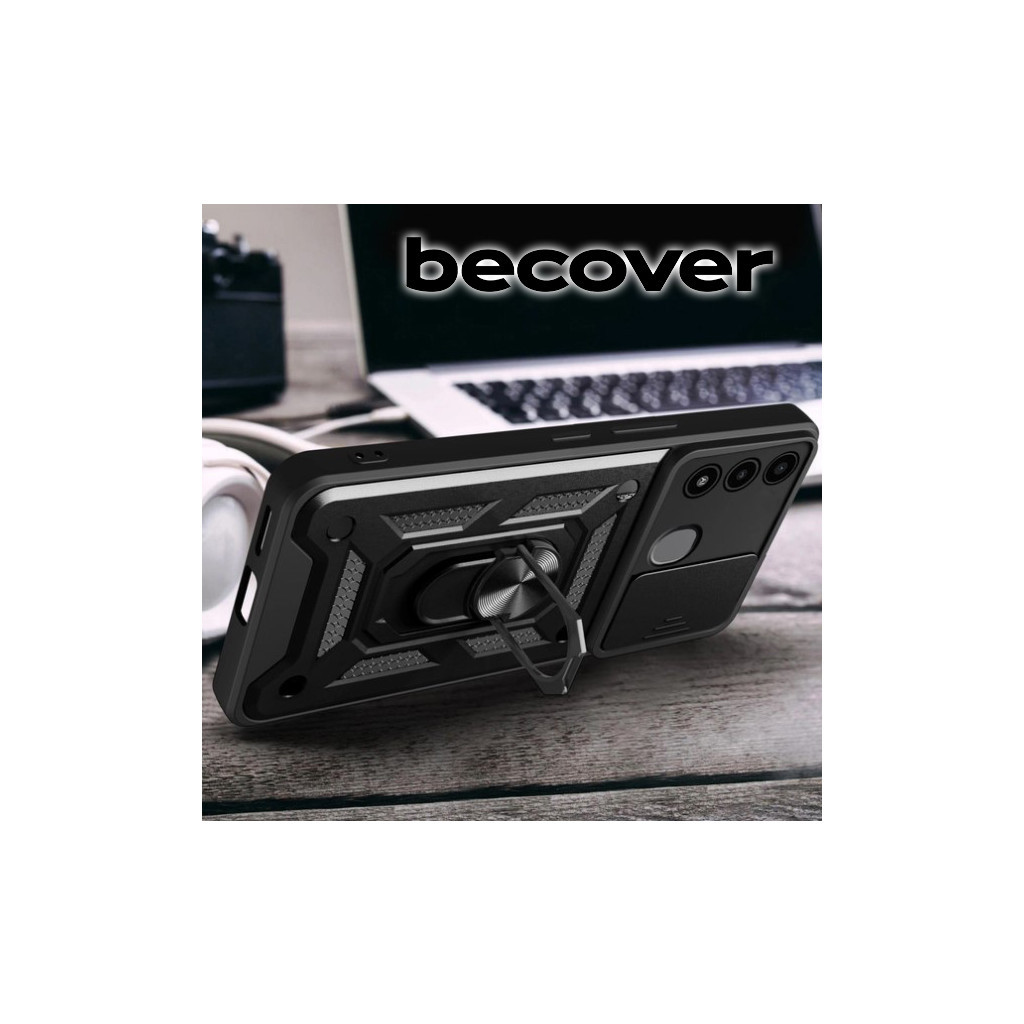 Чохол до мобільного телефона BeCover Military ZTE Blade A53 Black (710699) - зображення 3