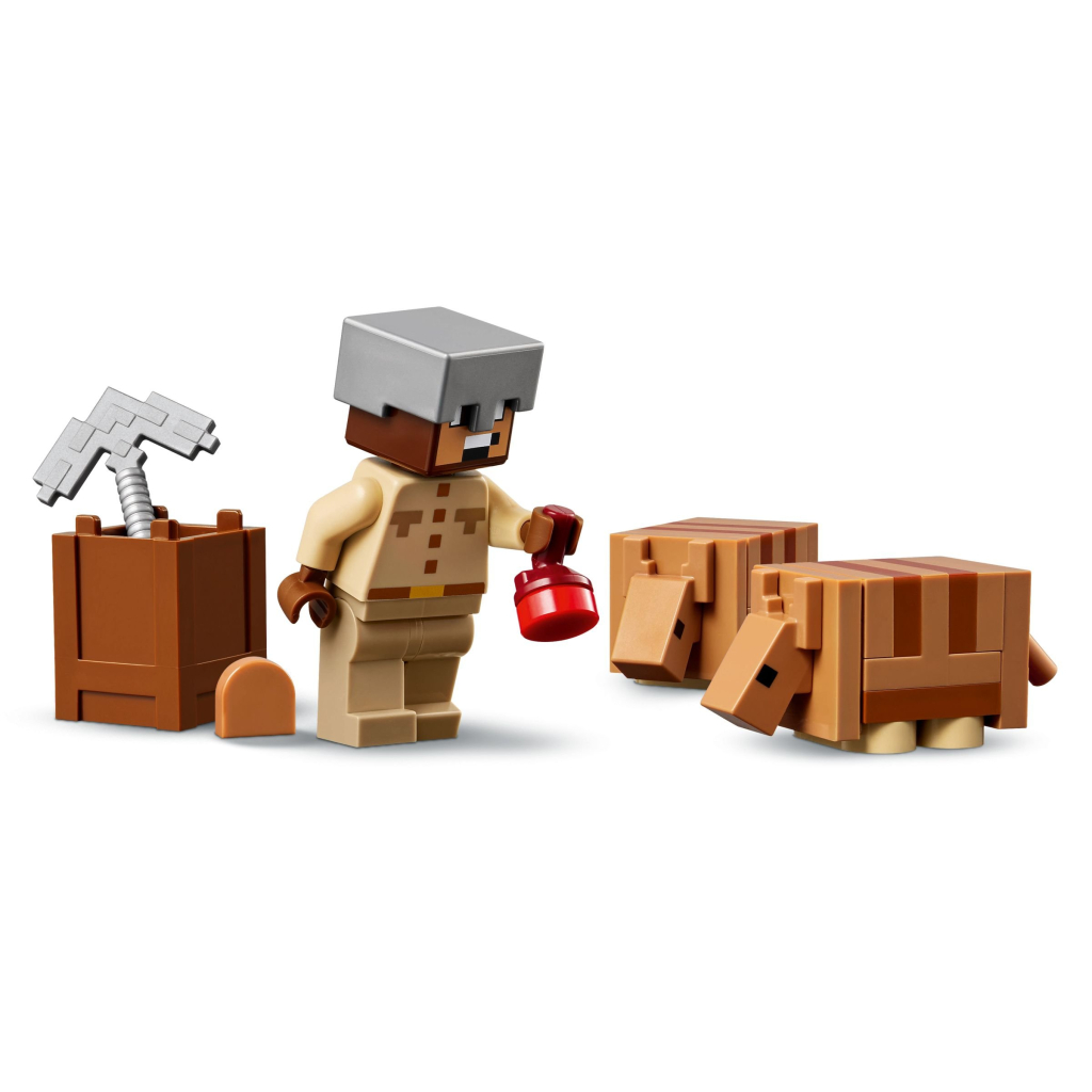 Конструктор LEGO Minecraft Шахтна експедиція Броненосець (21269) - зображення 6