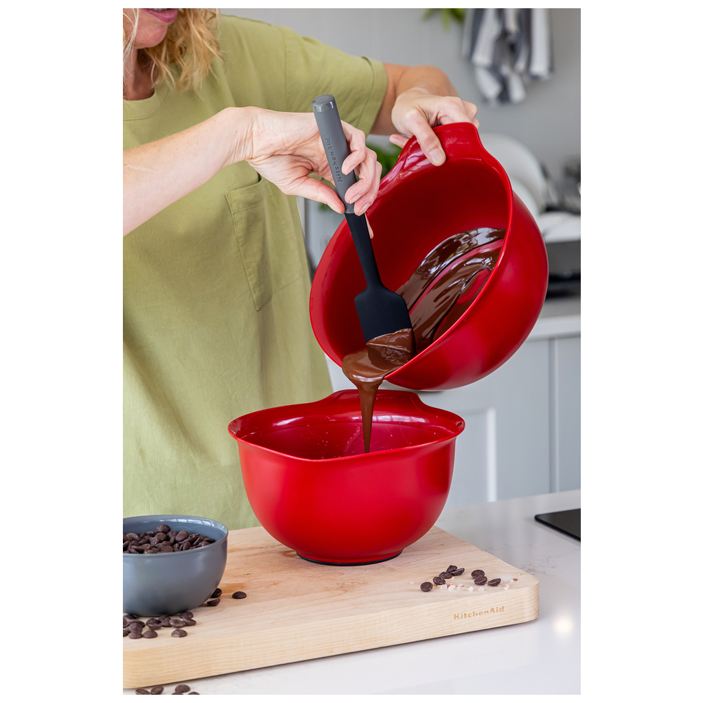 Лопатка кухонна KitchenAid Coreline силіконова, 34 см, сіра (KAS030OHCGG) - зображення 5