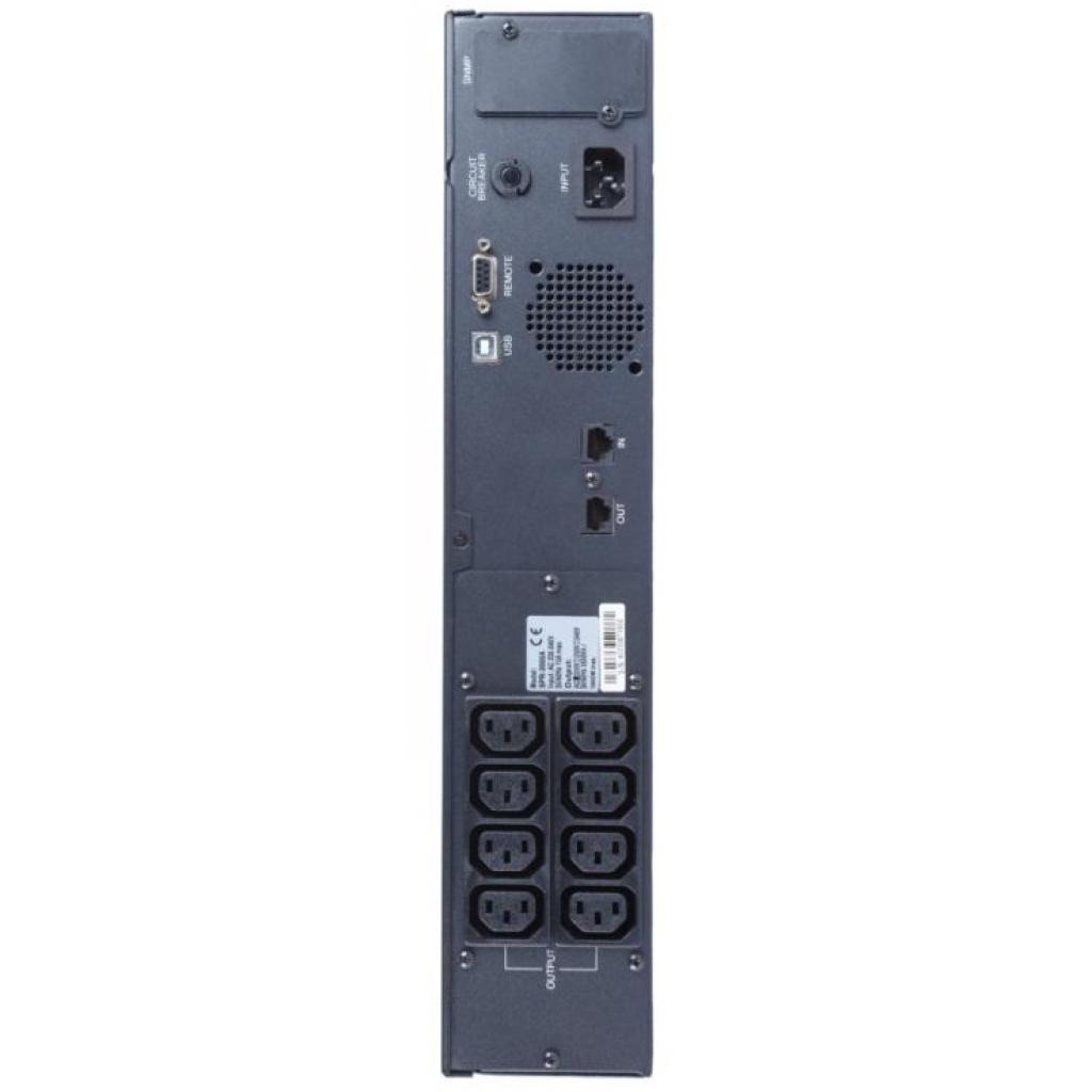 Пристрій безперебійного живлення Powercom SPR-2000 LCD Powercom (SPR.2000.LCD) - зображення 4