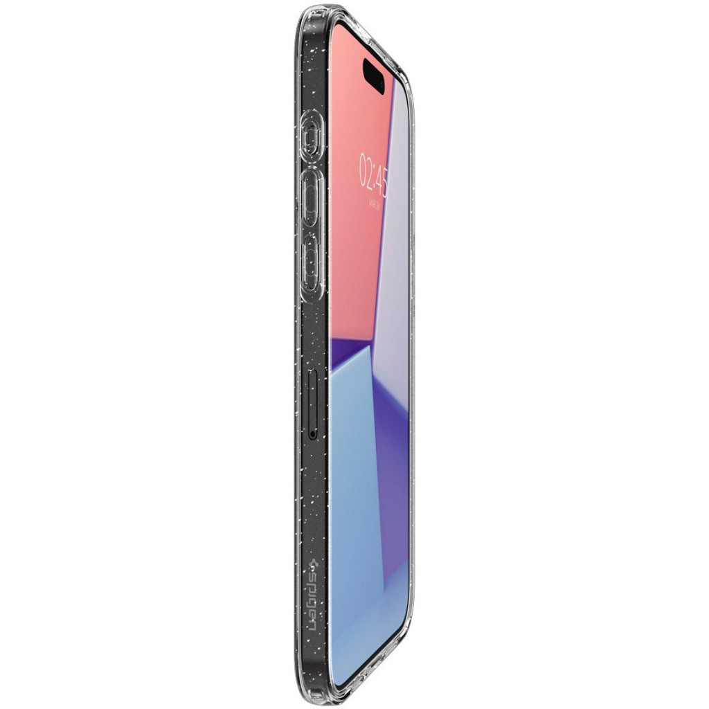 Чохол до мобільного телефона Spigen Apple iPhone 15 Pro Liquid Crystal Glitter Crystal Quartz (ACS06701) - изображение 3