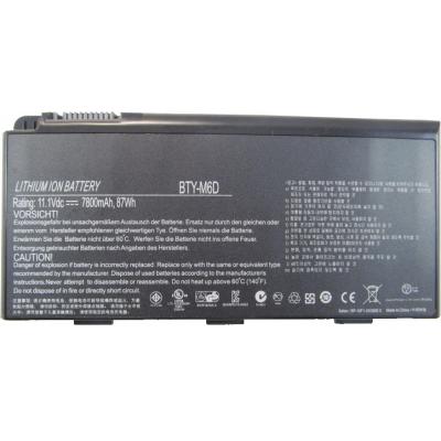 Акумулятор до ноутбука MSI BTY-M6D 7800mAh 6cell 11.1V Li-ion (A47040) - зображення 1