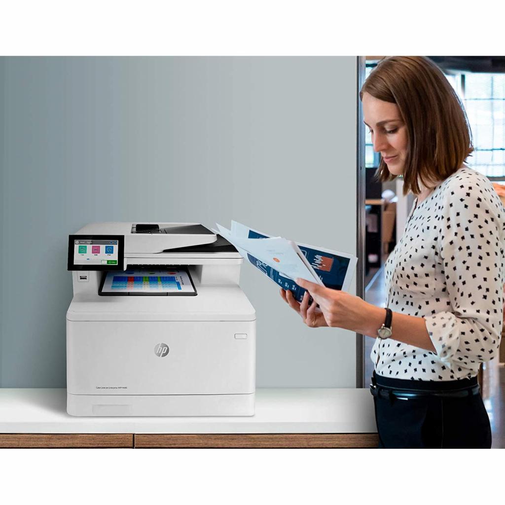 Багатофункціональний пристрій HP Color LJ Enterprise M480f (3QA55A) - изображение 6