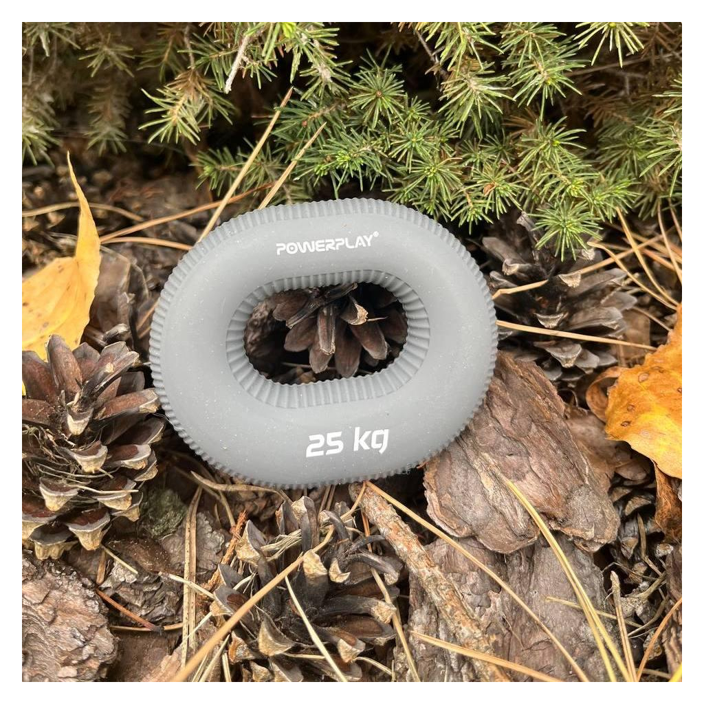 Еспандер PowerPlay PP-4336 Hand Grip Large 25 кг Сірий (PP_4336_Grey_25kg) - зображення 5
