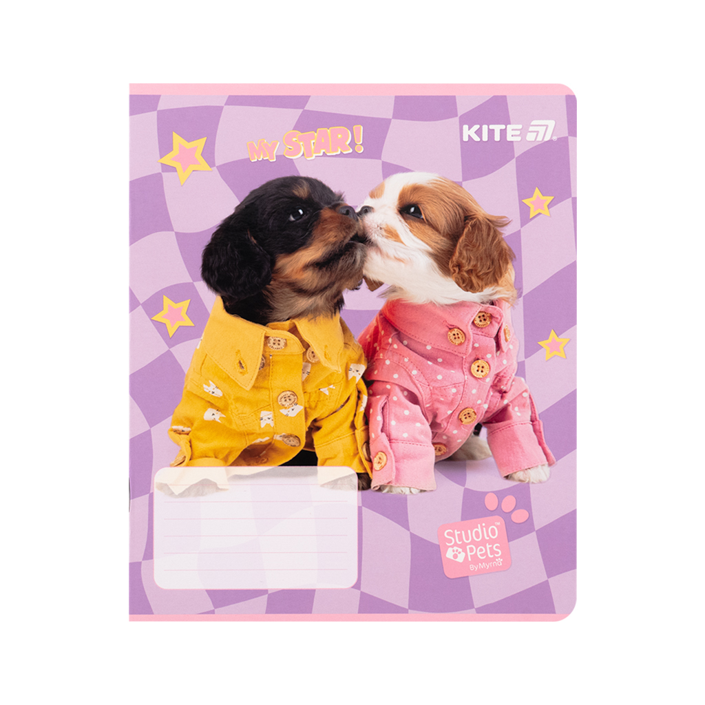 Зошит Kite Studio Pets, 12 аркушів, клітинка (SP25-232) - зображення 6
