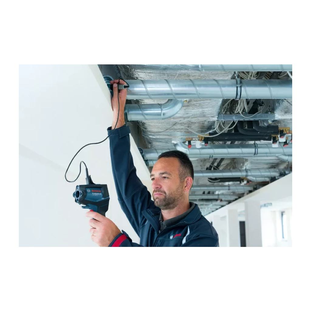 Пірометр Bosch Professional GIS 1000C, -40град. до +1000град., .0.2град., IP54, 0.54кг, кейс (0.601.083.301) - зображення 4